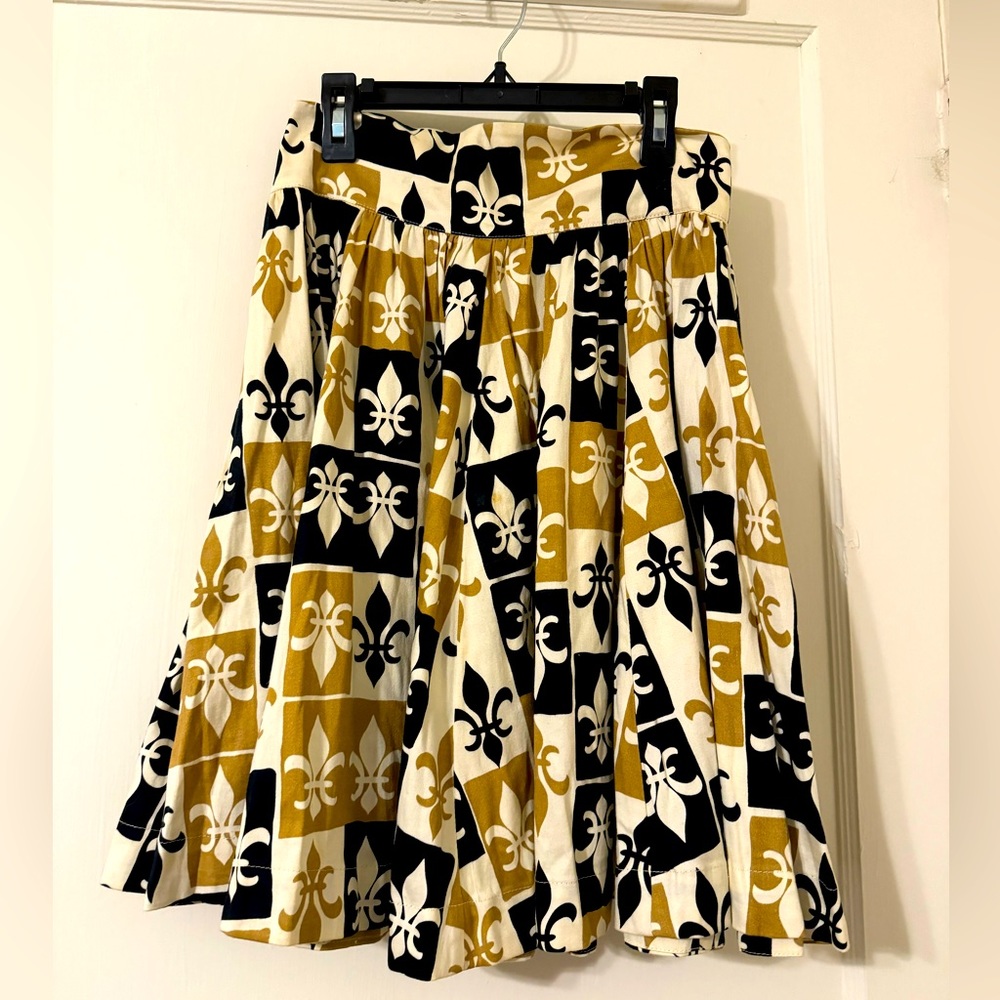 Trashy Diva Fleur De Lis High Waisted Skirt